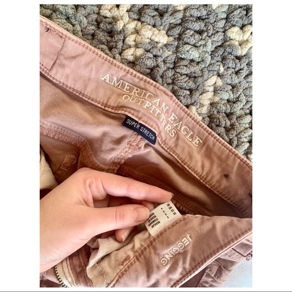 Dusty Rose Super Stretch Jegging | American Eagle - Picture 2 of 7